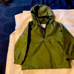 Little boys windbreaker size 4T color Green
